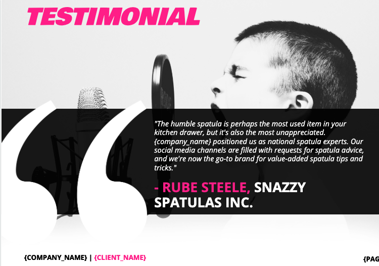 Public Relations Proposal Template